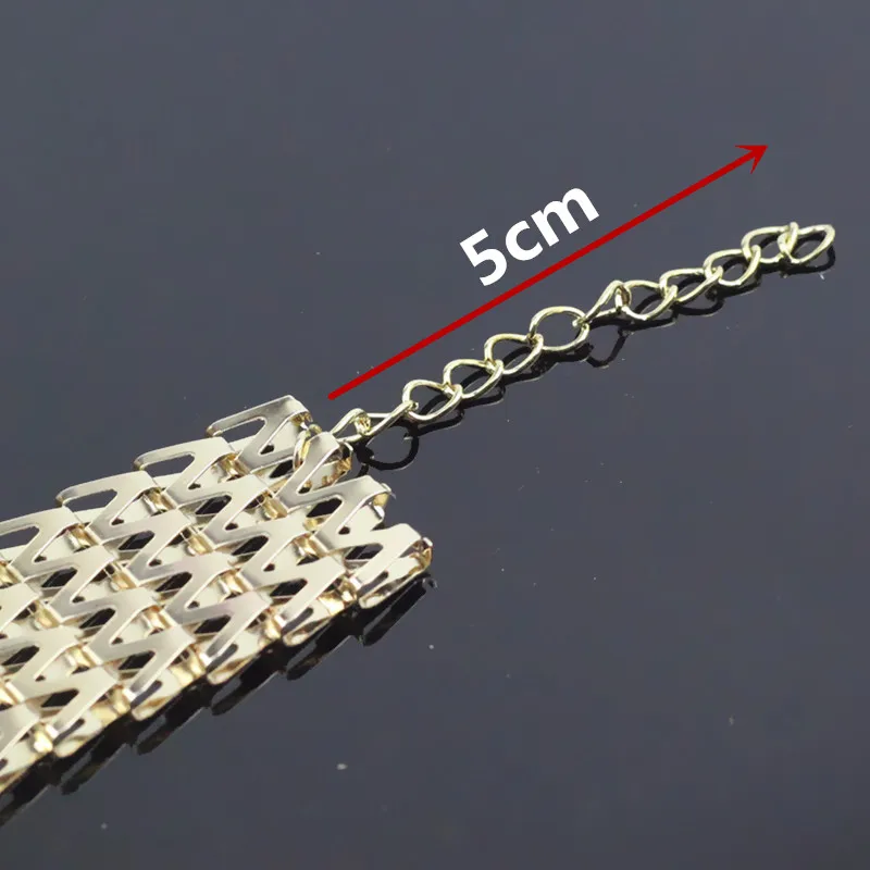 Ожерелье чокер золотистого цвета в модном стиле плетеная цепочка шириной 33 см