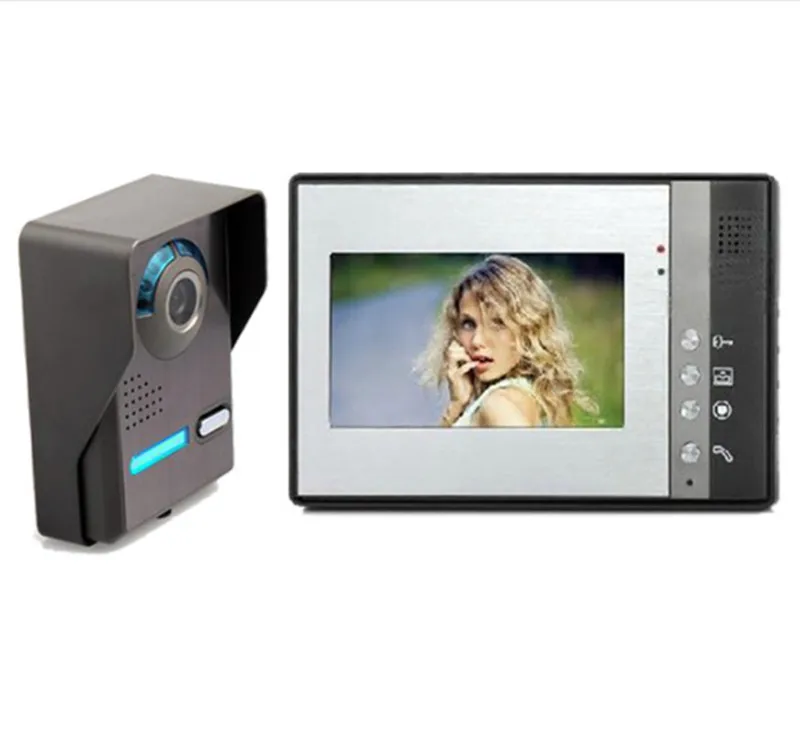 7 TFT ЖК-монитор проводной видео домофон система | Безопасность и защита