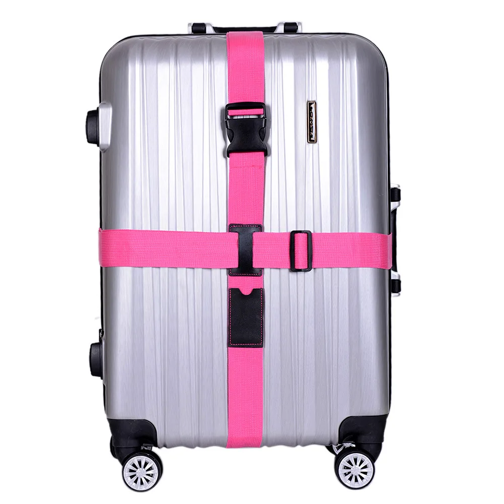 Практичный нейлоновый дорожный чемодан с крестообразными ремнями ремень для