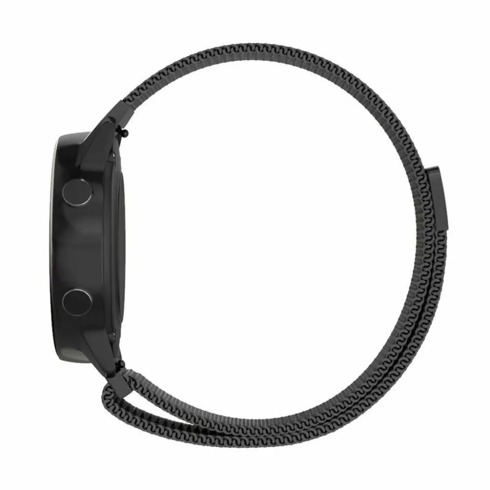 20 мм 22 ремешок huami amazfit bip для samsung gear S3 S2 Classic Frontier galaxy watch Band 42 мм 46 мм из нержавеющей стали huawei gt 2