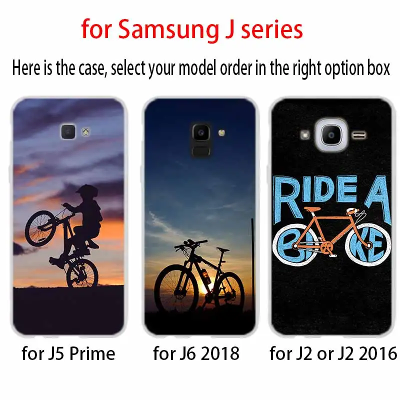Велосипедный Чехол для телефона Samsung Galaxy j6 J8 J7 J5 J3 J4 Plus 2018 2017 2016 J610 Prime мягкий