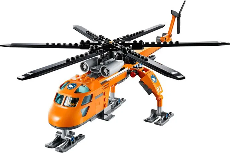 Горячая 2016 Новый Bela 10439 273 pcsarctic helicrane город набор Вертолет Хаски совместимы Building