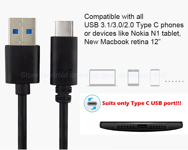 25 см/50 см/1 м/2 м USB 3 0 до 1 Type C Быстрый зарядный кабель для Galaxy s8/plus/a3/a5 2017/Xiaomi mi6/Umi