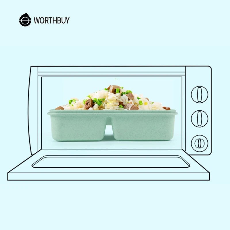WORTHBUY японский пластиковая коробка для бенто Портативный Детские Ланч бокс