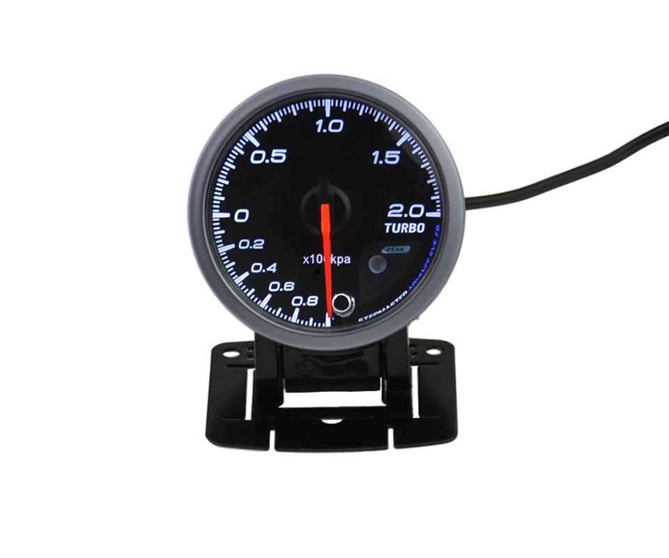Дракон Калибр 60 мм Высокоскоростной шаговый картурбин boost gauge турбонагнетатель предупреждающая функция Автомобильный манометр+ стручки