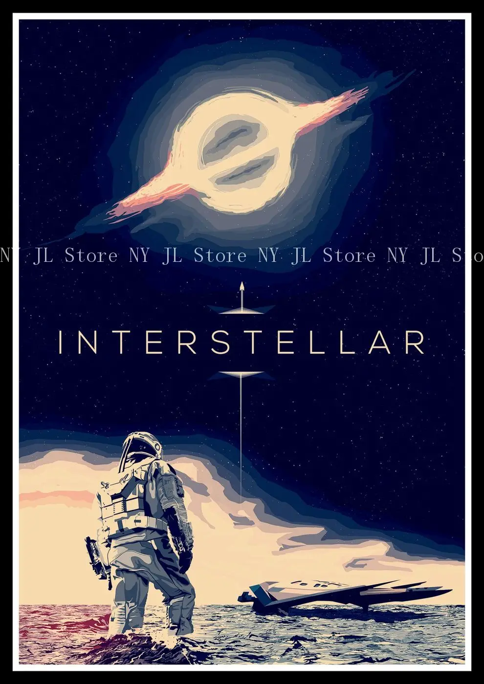 Интерстеллар C украшение для дома Постер из крафт фильма наклейки на стену с