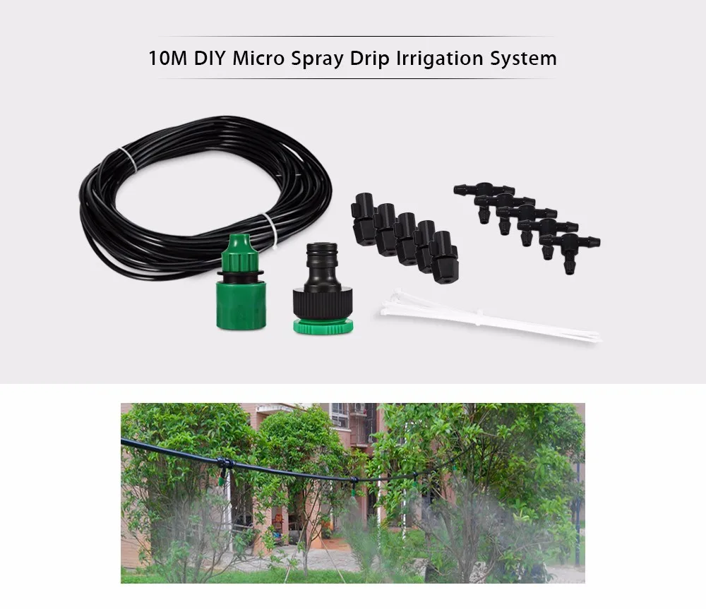 Садовый шланг 10 м капельная система полива своими руками автоматический набор