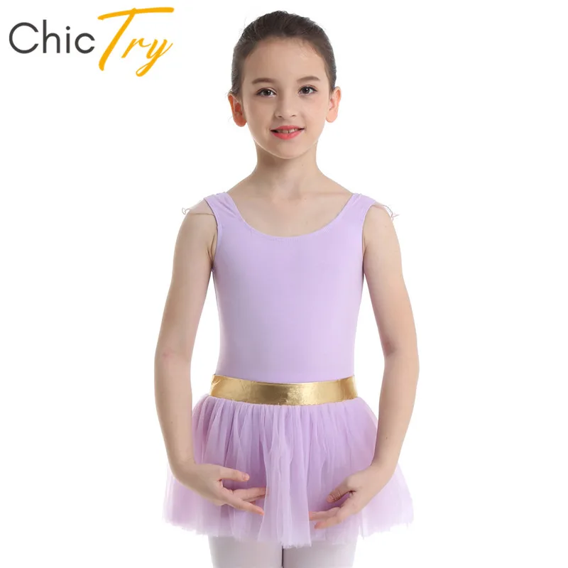 ChicTry/профессиональное балетное Сетчатое платье пачка для девочек детский