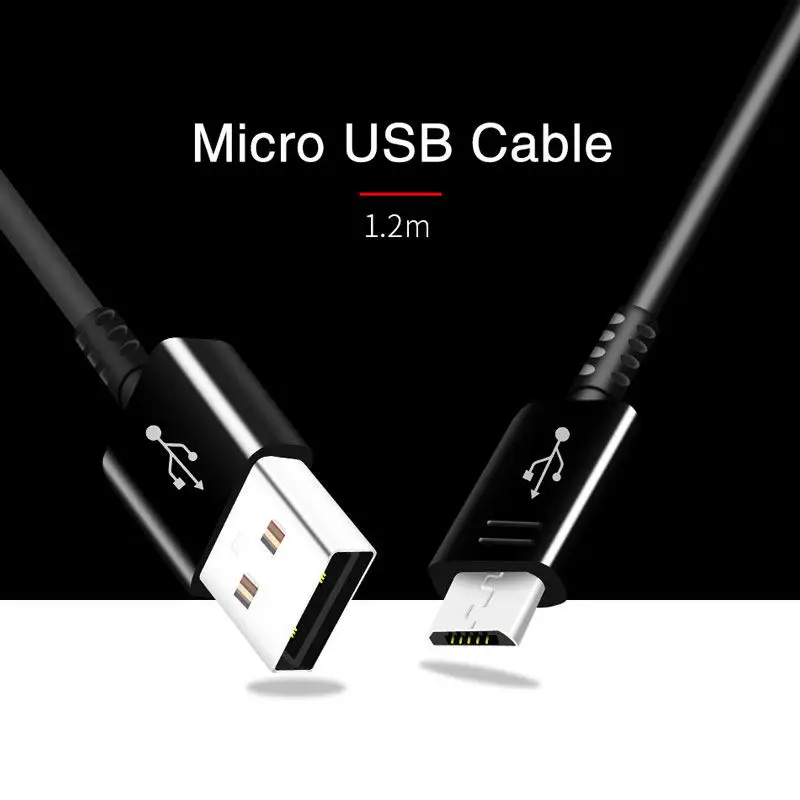 Кабель Micro USB Samsung S6 S7edge 2 А 1 м Android кабель для быстрой зарядки и передачи данных