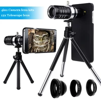 phone lens camera photograpphy kitstelescope zoom camera tripodcasefour awesome lenses for iphone x 7 8 plus 5s se 6 6s plus