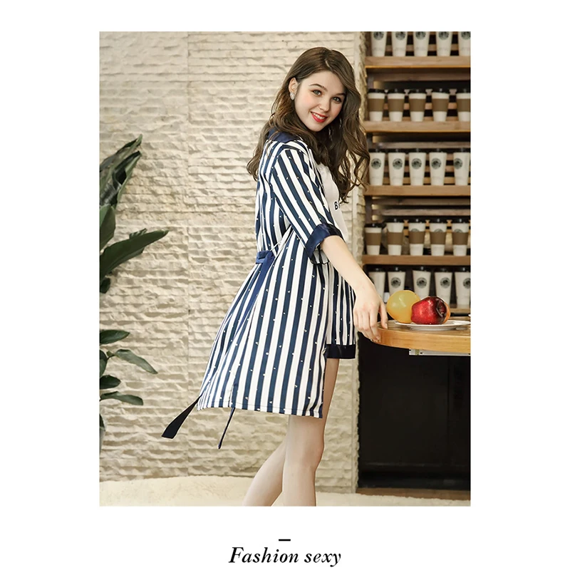 

Women's Pajamas Spring New Sleep Wear Ladies' Mid-sleeve Vest Shorts Comfortable and Soft Home Wear Sleep Lingerie STZ608