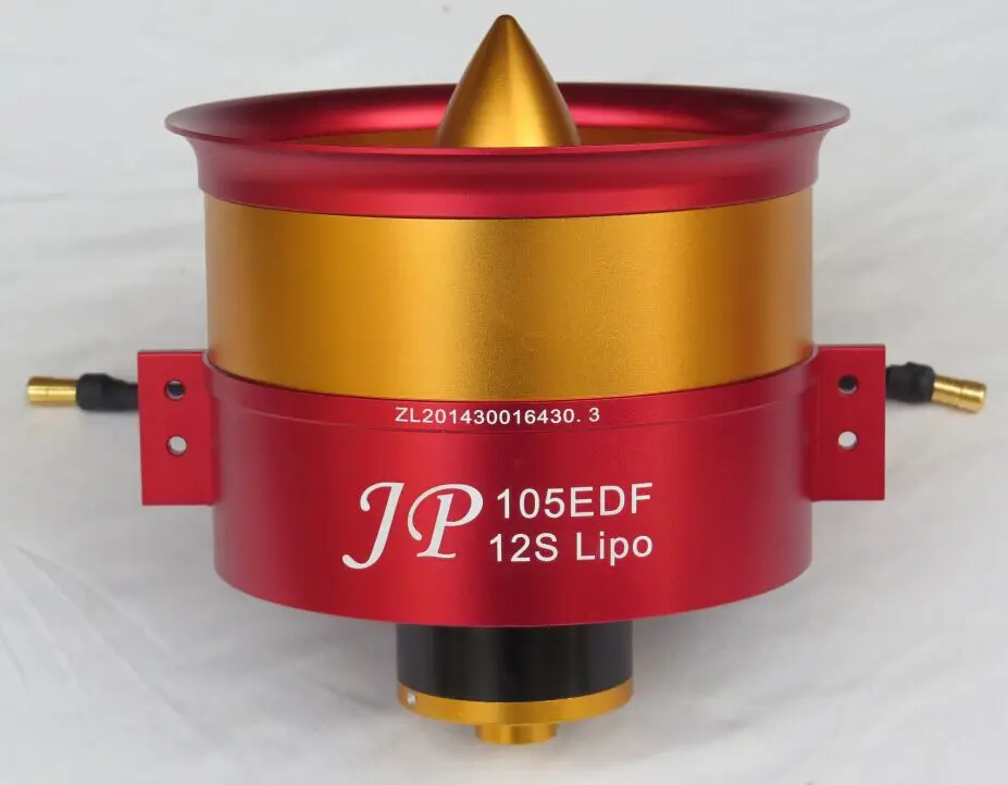 JP 105 мм 12S полностью металлический EDF с мотором для RC самолета бесплатная