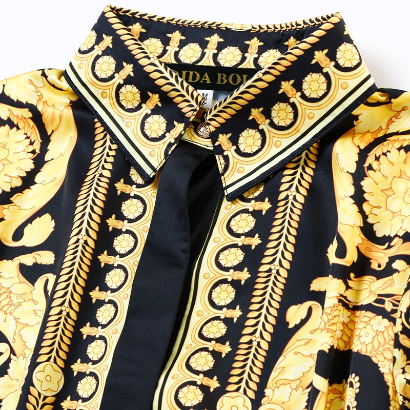 

European American Women Style Stunning 3 Pieces Pants Set Blouse+Skirt+Pencil Pants Leopard Print Twin Set Vintage Outfits