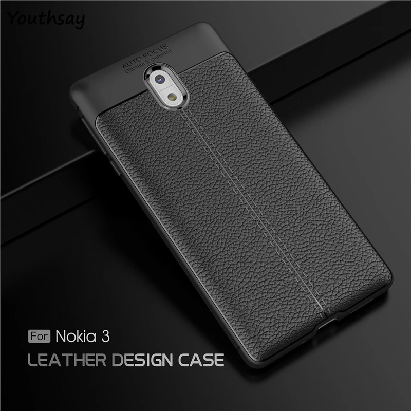 Чехол для телефона Nokia 3 роскошный армированный резиновый силиконовый чехол