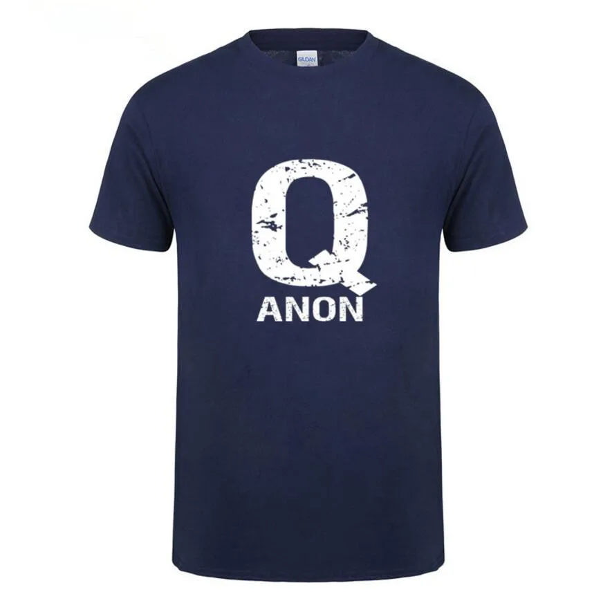 Мужская футболка QAnon Freedom белая с принтом кролика летняя буквенным 2019|Мужские