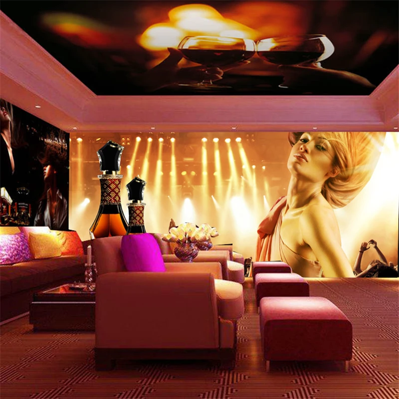 Красивые сексуальные обои для девочек золотые 3D Водонепроницаемая коробка