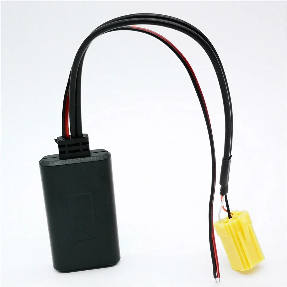 Автомобильный желтый 6Pin Mini ISO Aux in Bluetooth модуль аудио адаптер кабель для Fiat 500 Bravo