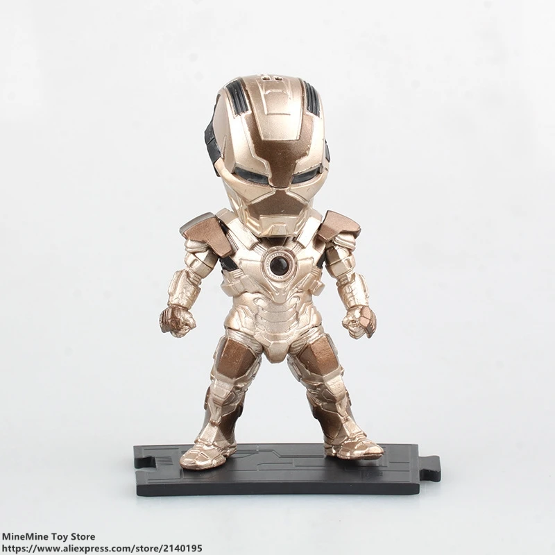 ZXZ Marvel Мстители Железный человек 3 6 шт./компл. 10 см фигурку коллекция украшений