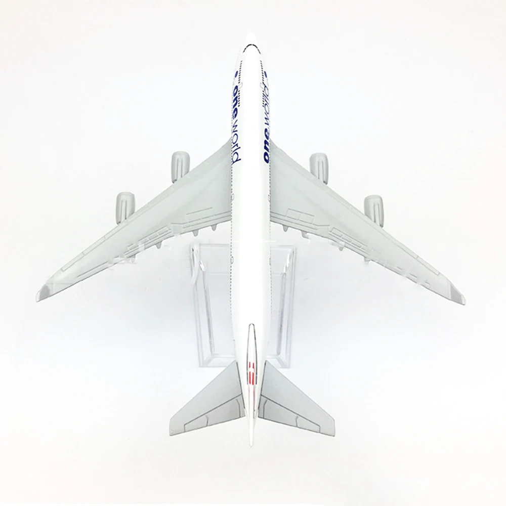 Самолёт в масштабе 1/400 B747 из Великобритании один мир 16 см модель самолета сплава