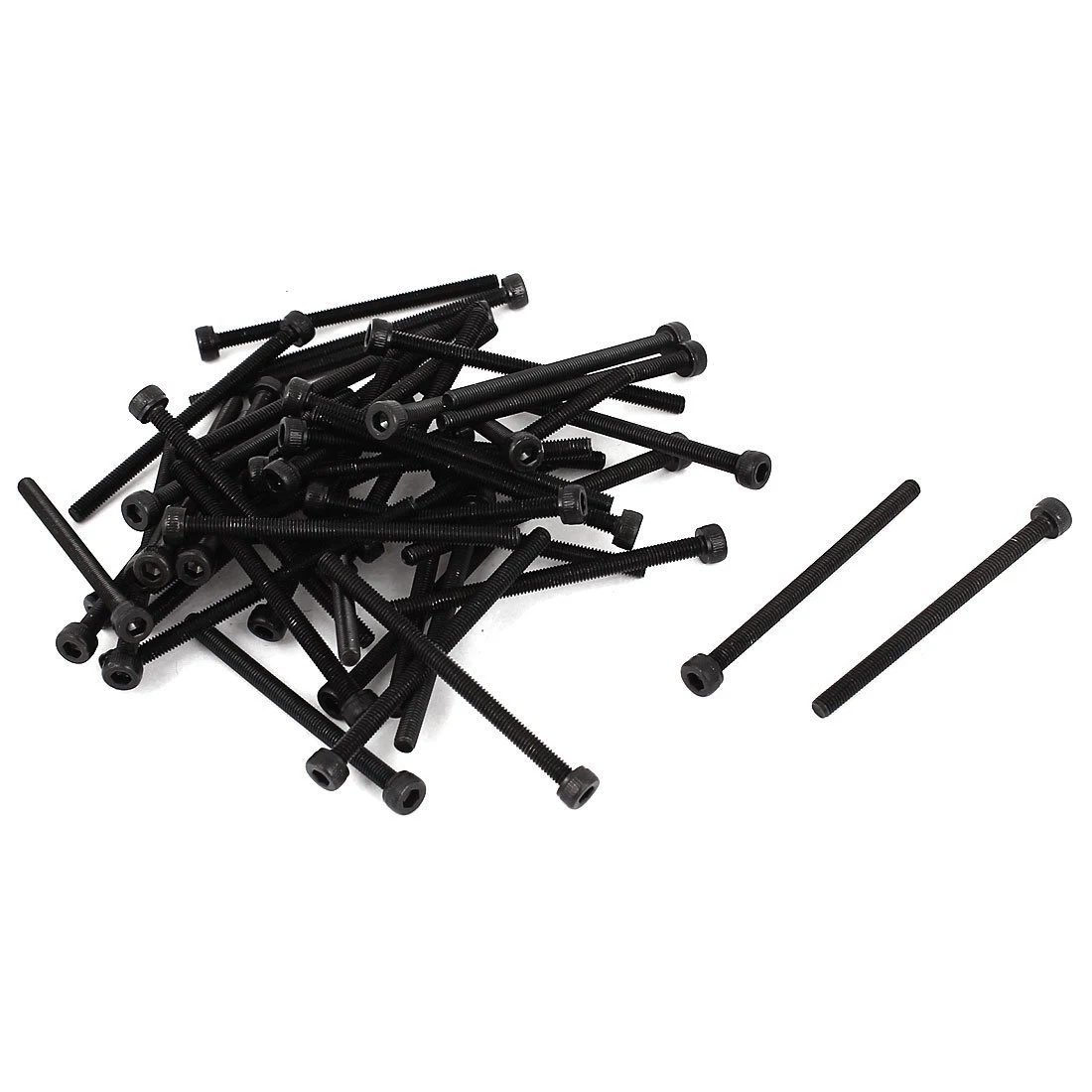 KSOL M3 x 45 болт с шестигранной головкой из легированной стали черный винт 50 шт.|machine