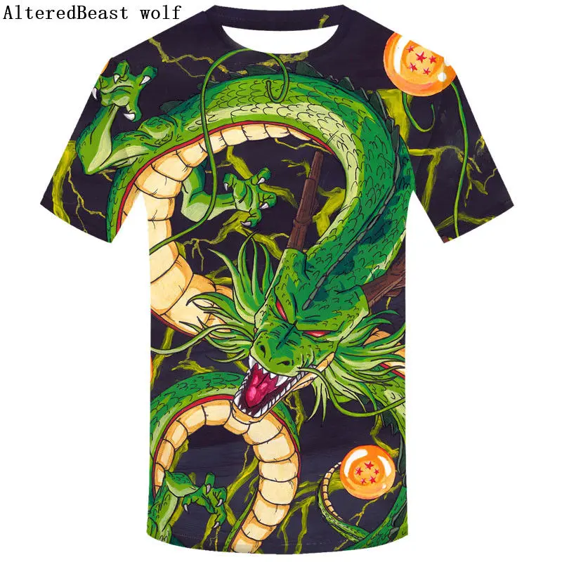 Summer Funny T shirts Dragon Ball Z T-shirt Men Print Son goku Goku 2019 Fashion shirt Tops Tees tshirt | Мужская одежда