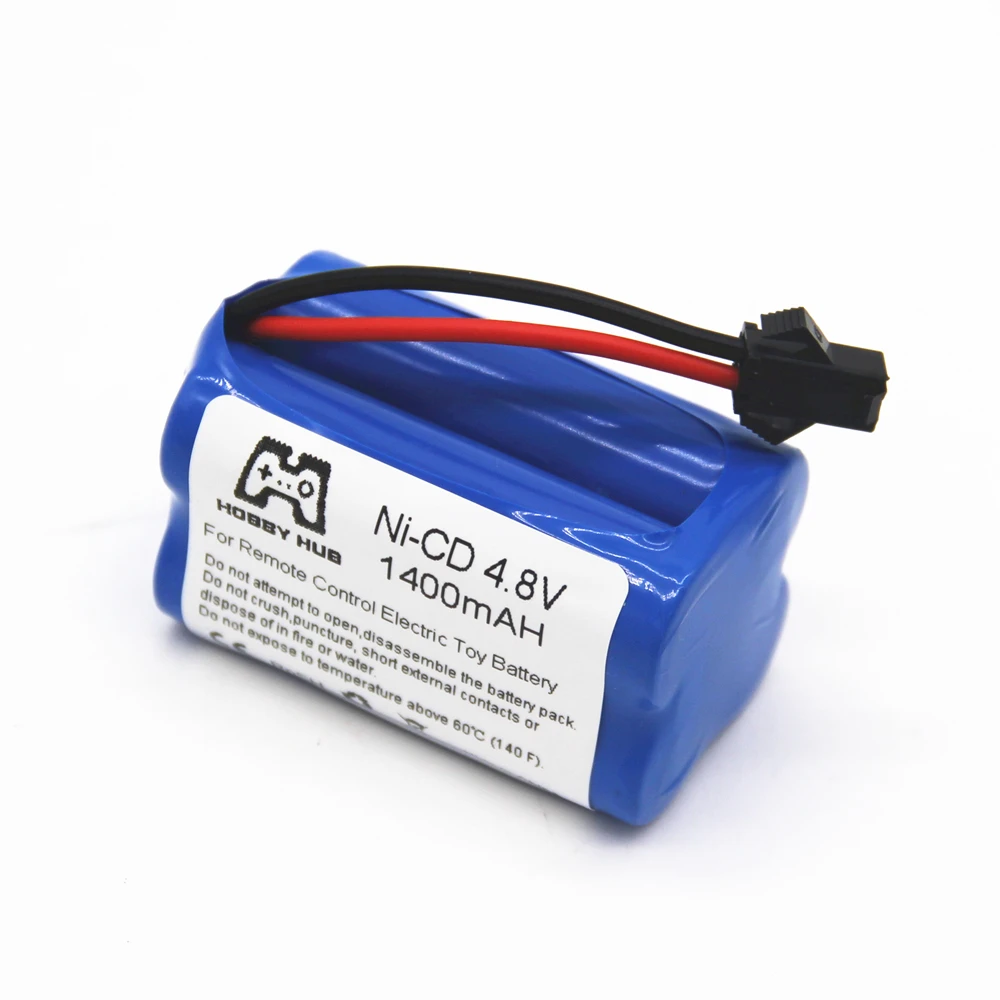 Hobby Hub 4,8 v 1400mah Ni-Cd аккумулятор nicd AA 4,8 v перезаряжаемый аккумулятор для радиоуправляемых автомобилей 4,8 v RC лодка игрушка батарея 4,8 V 1400