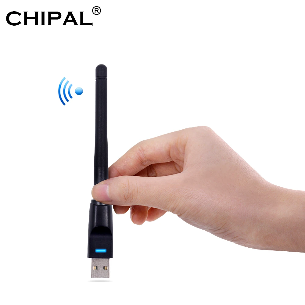 Мини USB Wifi адаптер 150 Мбит/с 2 дБ антенна ПК wi-fi приемник беспроводная сетевая карта