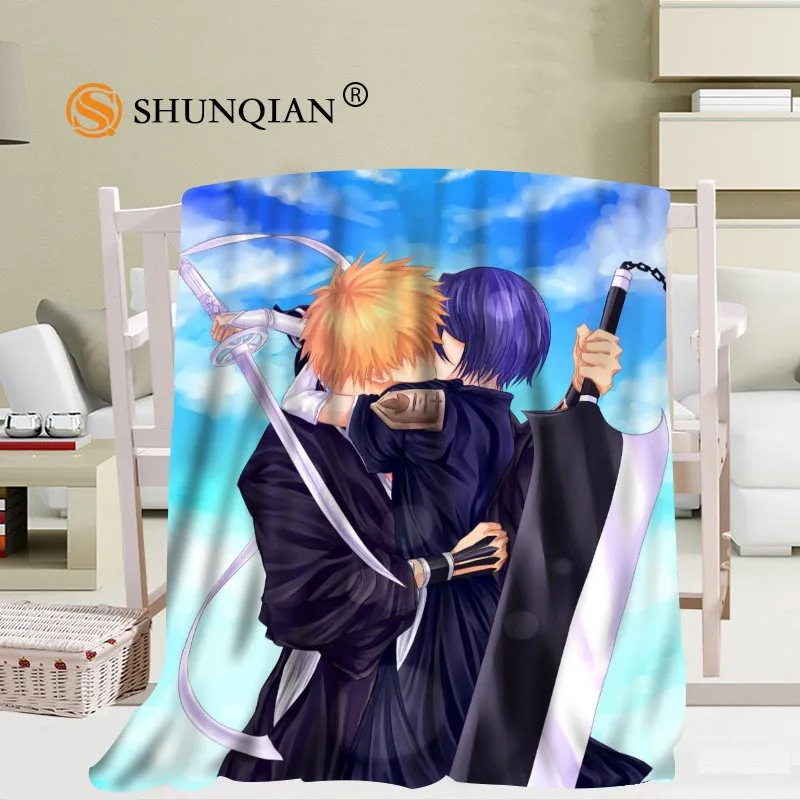 Обычай BLEACH Kuchiki Rukia одеяло Manta Falafel диван/кровать/Самолет путешествия пледы
