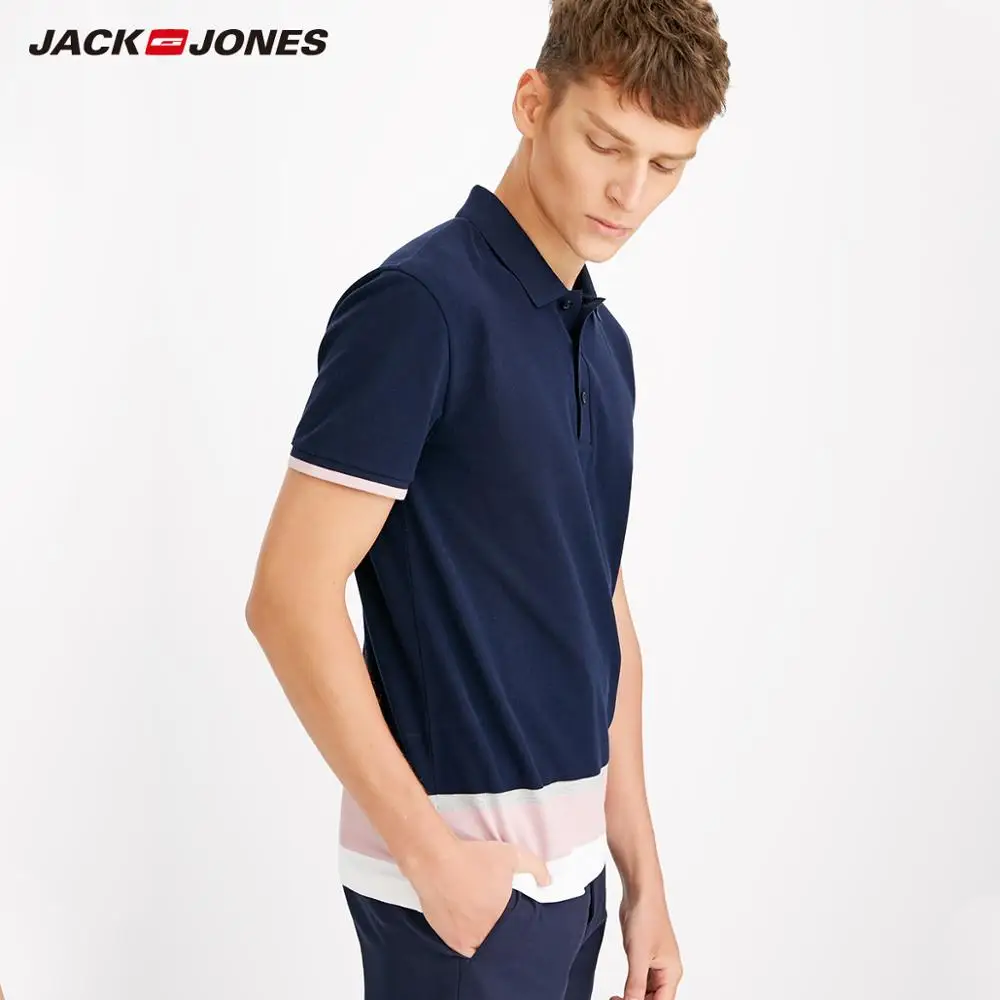 JackJones Мужской Хлопковый приталенный умный повседневный деловой Топ Простая