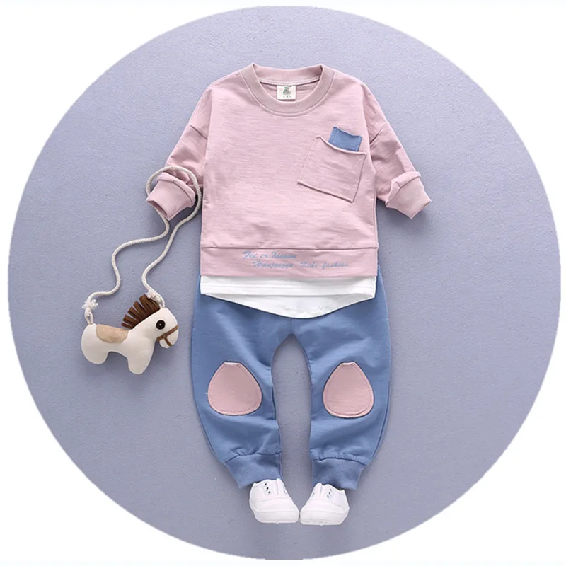 Infantis детская весна осень хлопок Мальчики топы и тис футболка с длинным рукавом +