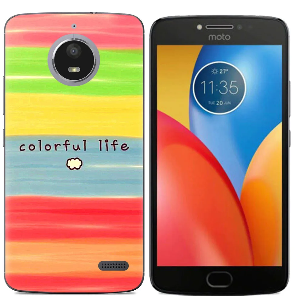 Новое поступление чехол для телефона Motorola Moto E4 5 дюймов модный дизайн