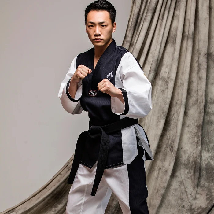 Боевые искусства TKD Tae Kwon Do с V образным вырезом для взрослых и детей рандомные