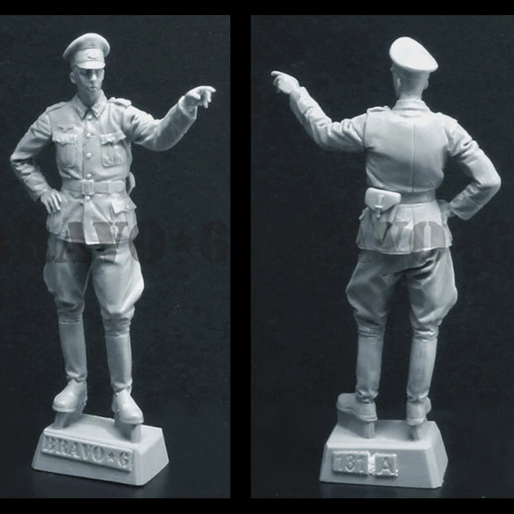 Масштаб 1/35 Неокрашенная фигурка из смолы пропагандистский командир