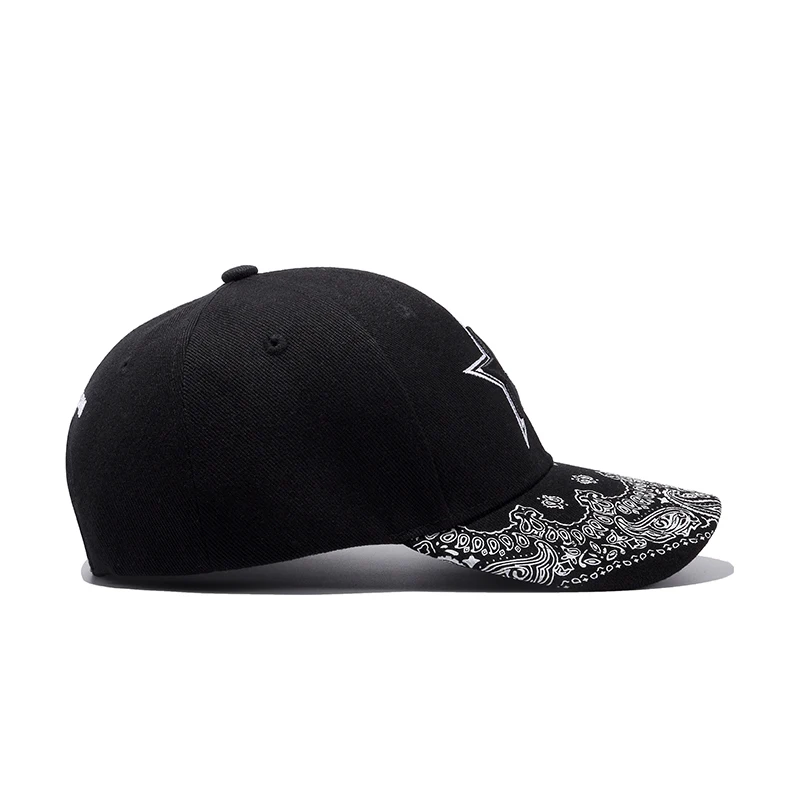 [WUKE] бренд Gorras Black Star вышивка бейсболка Кости индивидуальные Snapback головные уборы