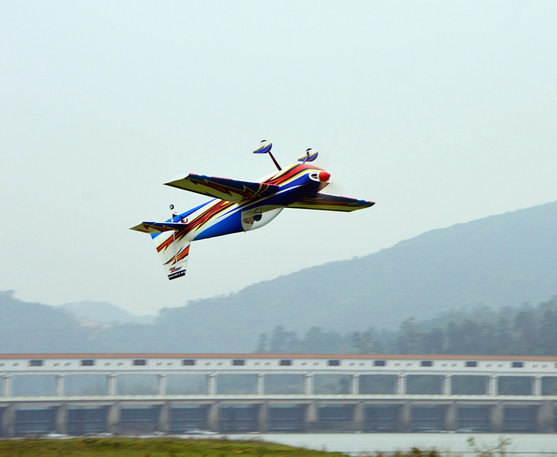 SKYWING PP материал самолет RC 3D самолет радиоуправляемая модель для хобби игрушки размах крыльев 55 дюймов 50E SLICK360 3D самолет комплект