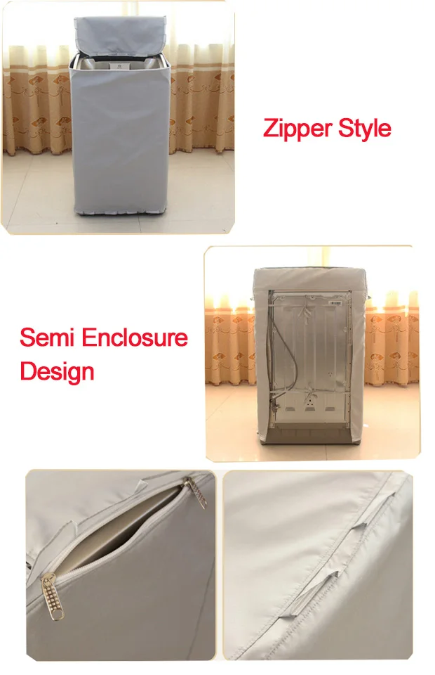 SRYSJS печать серебряное покрытие солнцезащитный пульсатор крышка стиральной машины домашний пылезащитный полиэфирный водонепроницаемый чехол