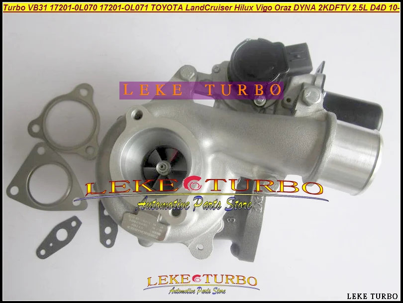 Привод турбо VB31 17201 0L070 OL071 0L071 OL070 для TOYOTA LandCruiser Hilux Vigo и DYNA 2KD FTV 2 5 л D4D|turbo turbo turbo|turbo