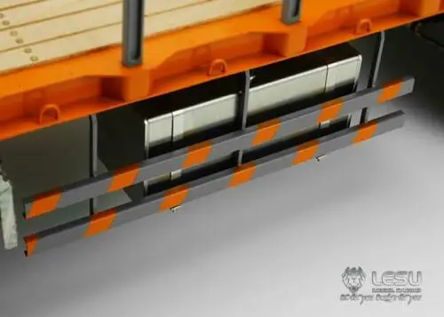 1/14 RC LESU модель HN 6*4 Бортовой Грузовой автомобиль Прицеп тягач радио ESC Мотор THZH0200