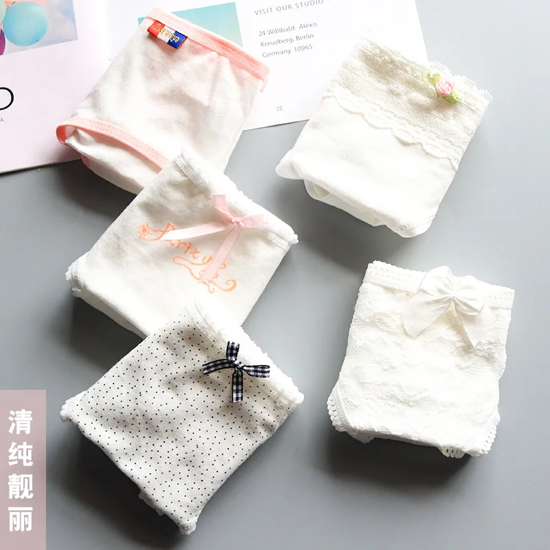 8 SP& CITY 5 шт. нижнее белье из хлопка с героями мультфильмов для женщин бесшовные трусики для менструации мягкие дышащие трусы милое нижнее белье - Цвет: 8