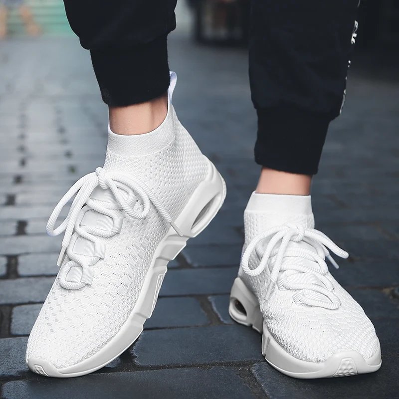 UPUPER 2019 Breathable Mesh Men Casual Shoes Brand Male Flats Lightweight Walking Sneakers Fashion Lace Up Footwear | Обувь