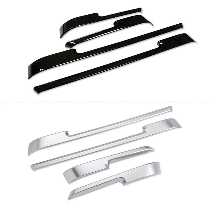 

4Pcs Auto Inner Side Door Molding Decoration Strip Trim For Land Rover Range Rover Sport L494 2014-2018 Car Interior Accessories