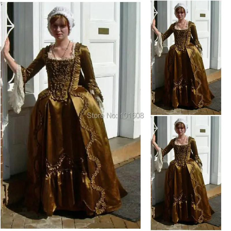 

Victorian Corset Gothic/Civil War Southern Belle Ball Gown Dress Halloween dresses US 4-16 R-258 sleave