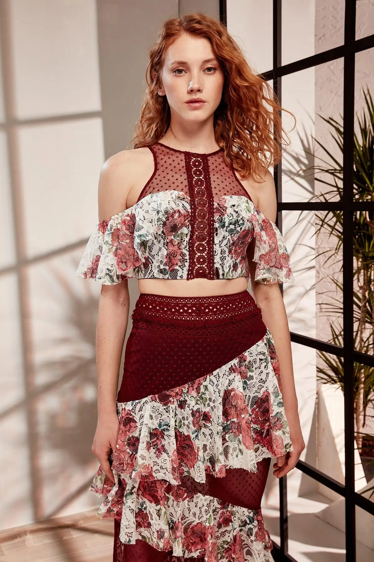 Trendyol платье бюстье из тюля в горошек MAXWELL TDPSS19UZ0006|Бюстье и корсеты| |