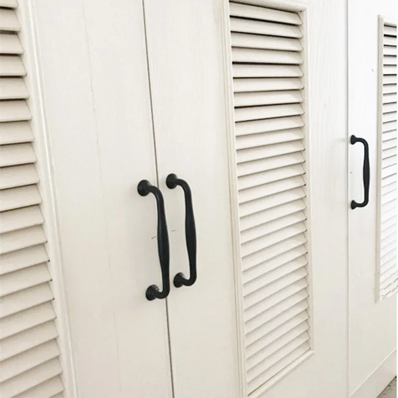 KK &amp inking Американский цинковый сплав черные ручки для шкафов и кухонного шкафа