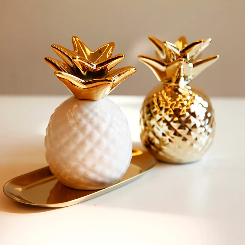 Золотой ананас копилка скандинавский Ins стиль украшение для гостиной простые