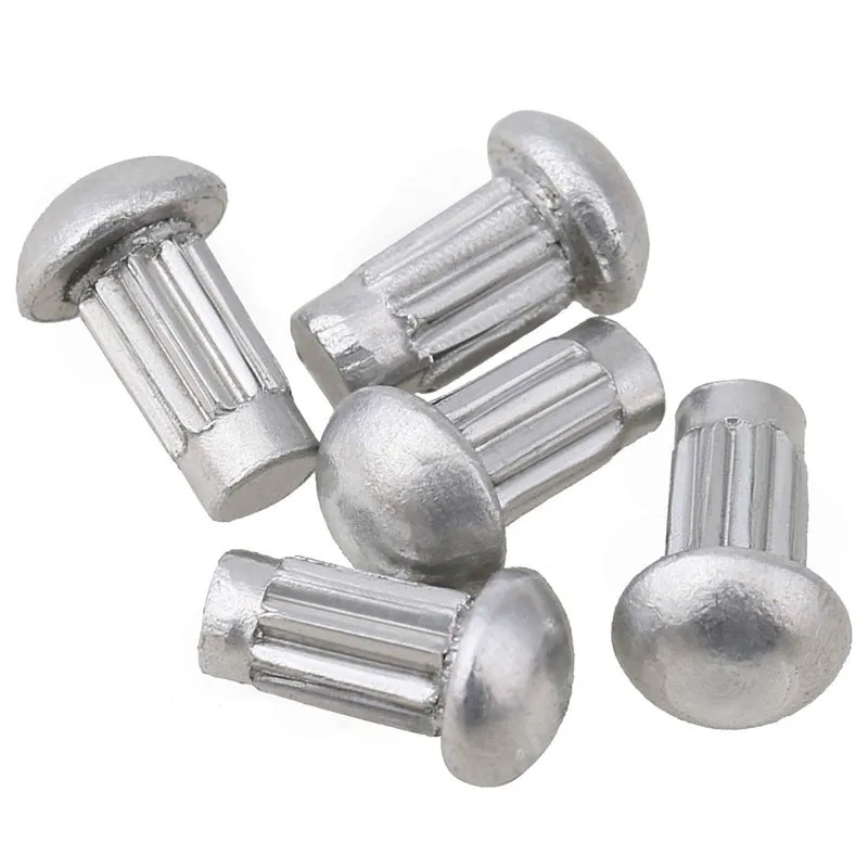 100PCS M2 M2.5 M3 GB827 Aluminum Rivet Knurled Solid Semi-circular Head Large | Обустройство дома