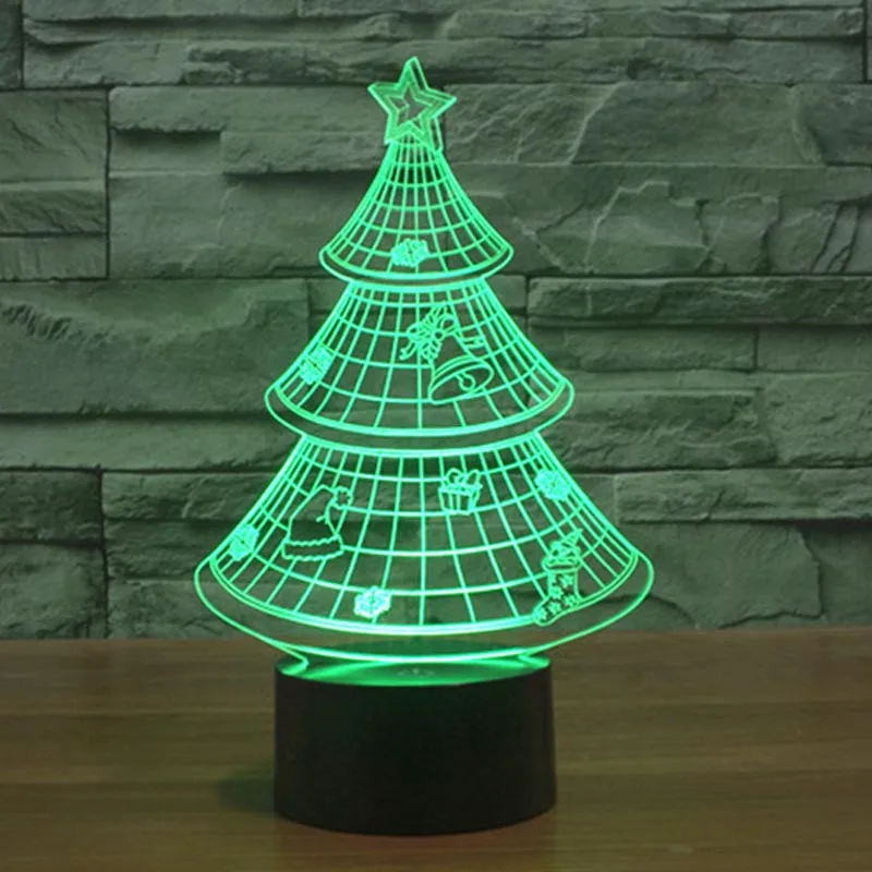 2017 международная торговля Новая Рождественская елка 3D красочная сенсорная