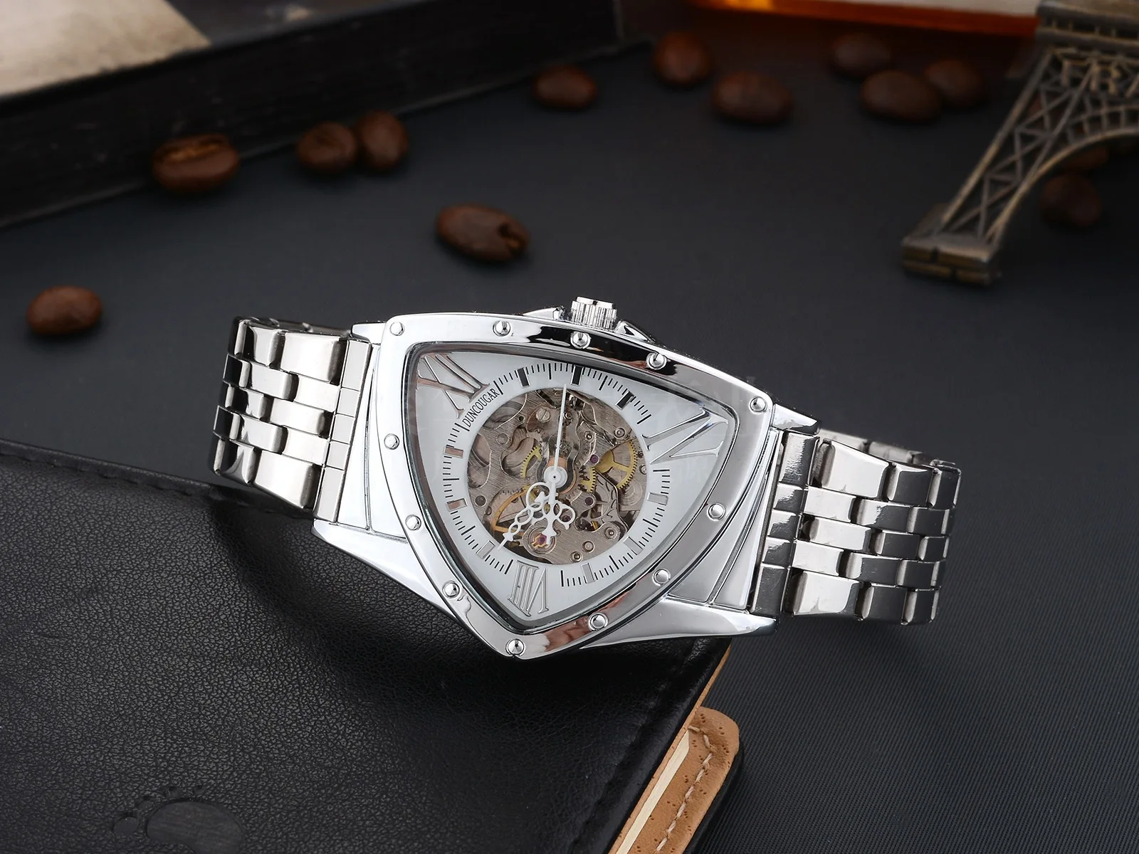 Silver band white Роскошные брендовые автоматические бизнес-машины подарки для пары ролевые мужские wo мужские женские наручные часы для влюбленных dw mk браслет dw - Цвет: Silver band white