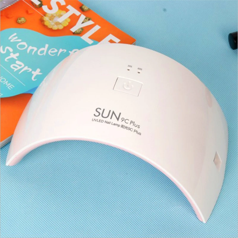 SUN9cplus SUN9s 24 Вт uv LED отверждения light ногтей гель nail art профессиональный фен | Красота