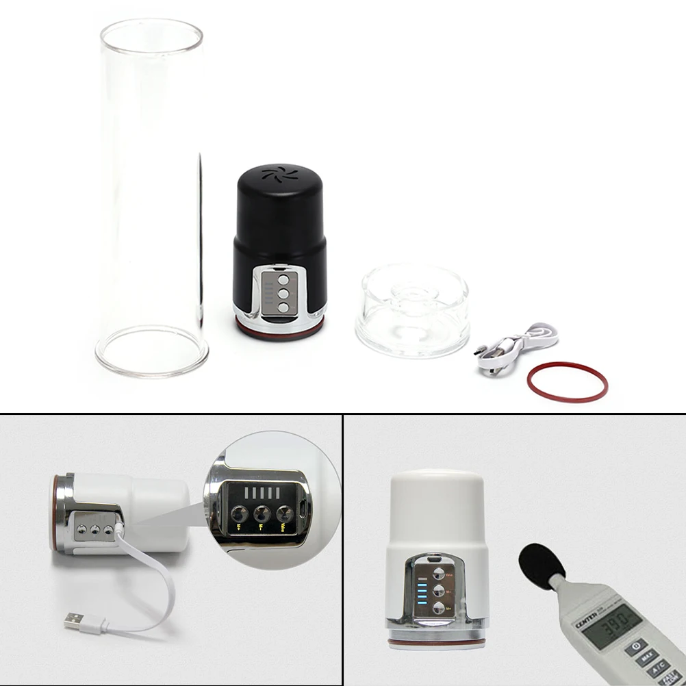 Electric pro extender Penis Enlargement Pump with USB Rechargeable LED Automatic Enlarger Male Enhancement |